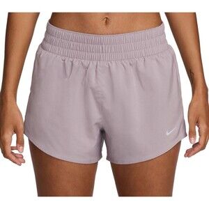 Size S Nike One Women's Dri-FIT Mid-Rise 3" Brief-Lined Shorts DX6010-019 NEW